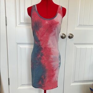 True Religion Pink and Blue Racer Back dress